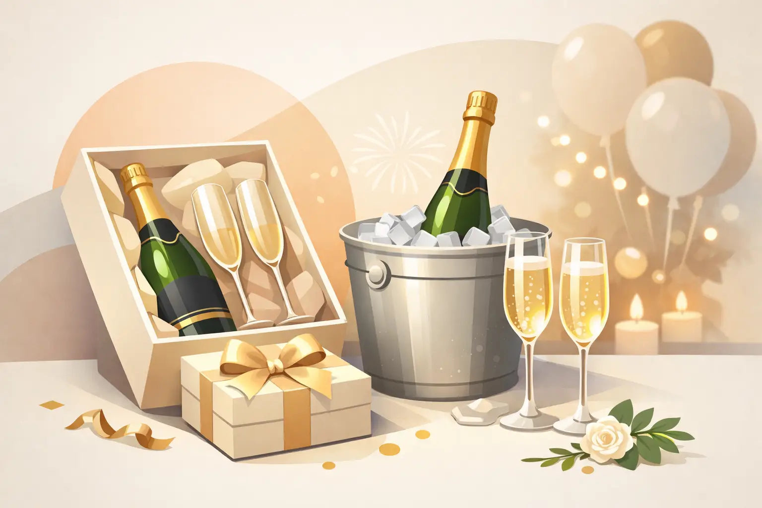 Champagner Geschenkset kaufen für besondere Anlässe