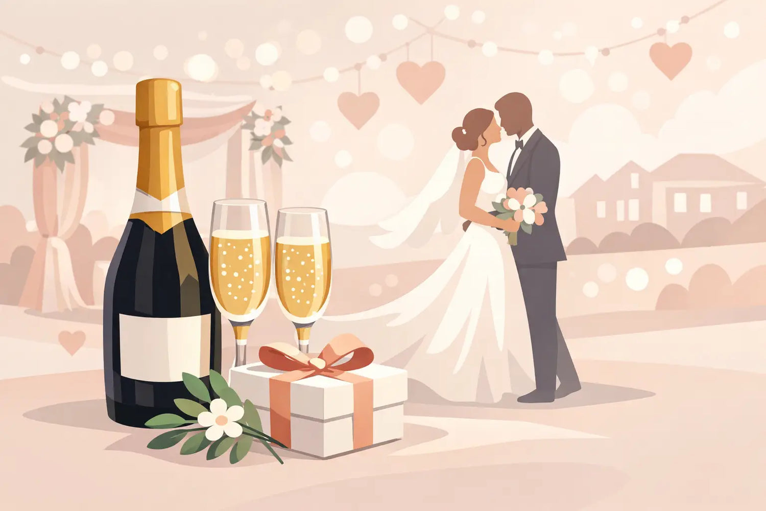 Prosecco als Gastgeschenk zur Hochzeit wählen