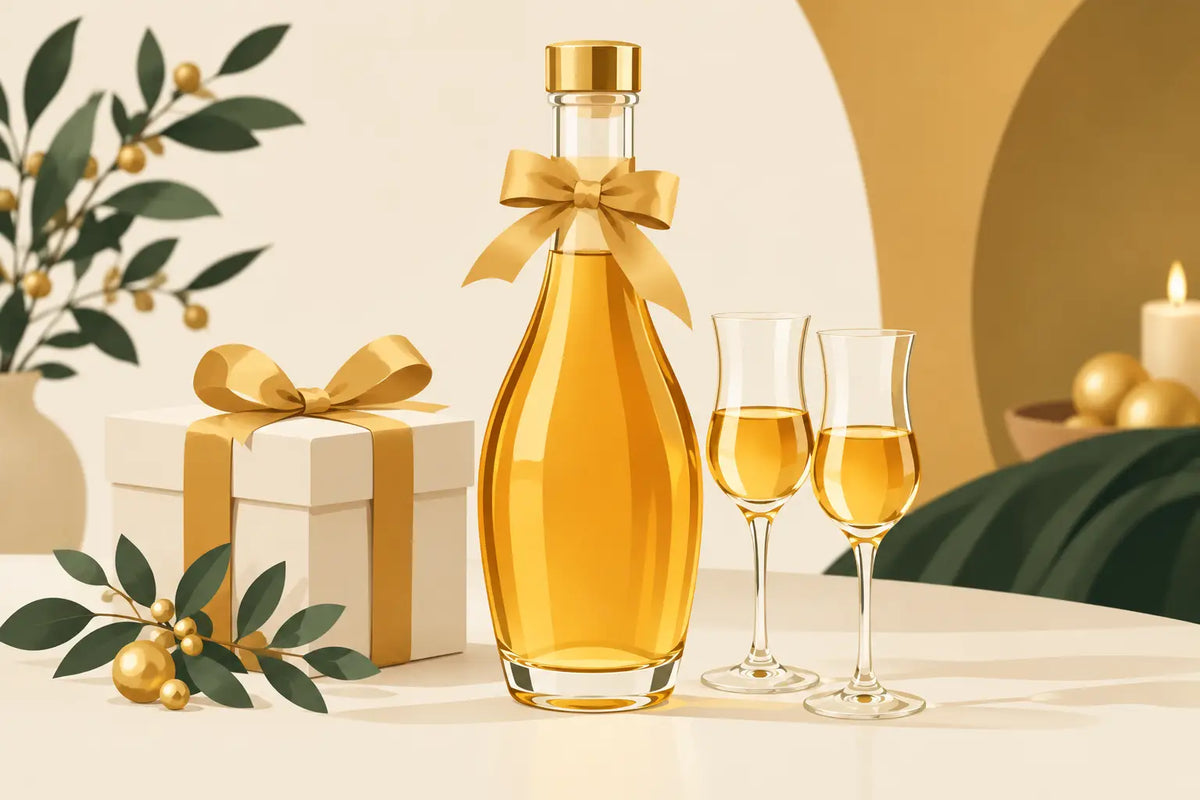 Gold Likör für Geschenke und große Momente