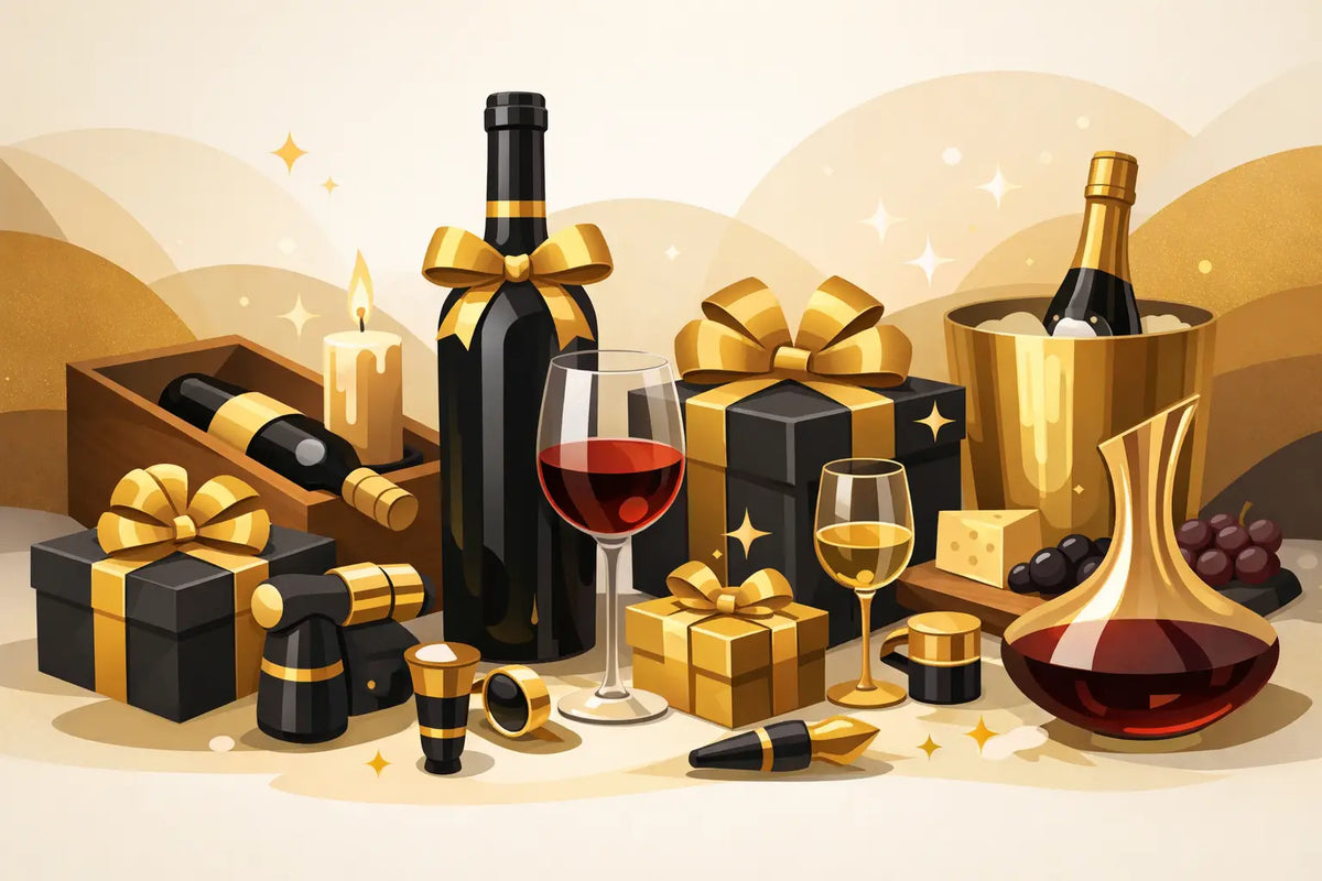 12 Geschenke für Weinliebhaber mit Goldglanz