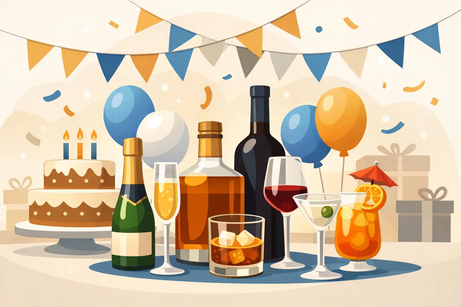 Welcher Alkohol passt zum Geburtstag wirklich?