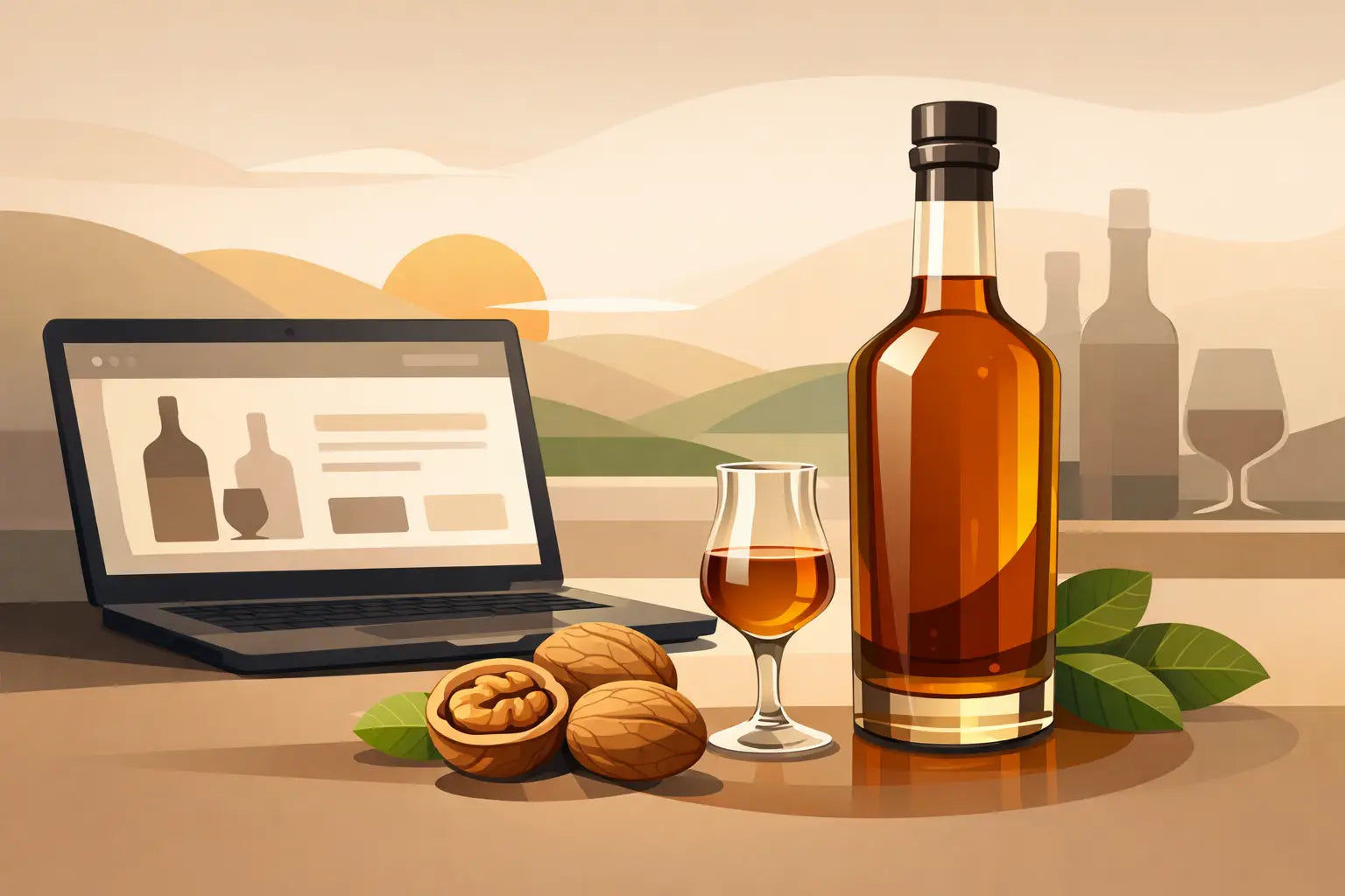 Walnuss Schnaps online kaufen: stilvoll genießen