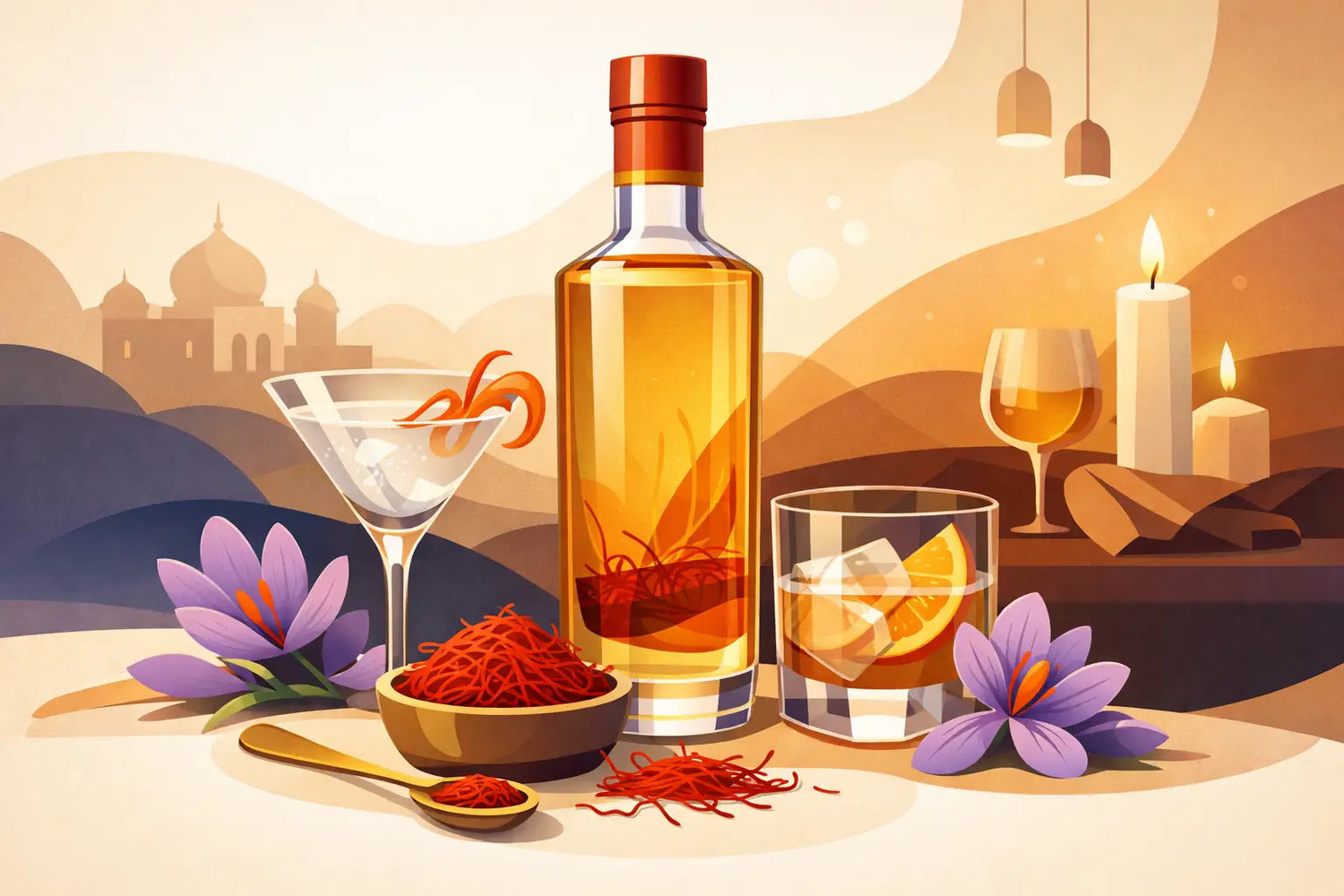 Safran Wodka kaufen und stilvoll genießen