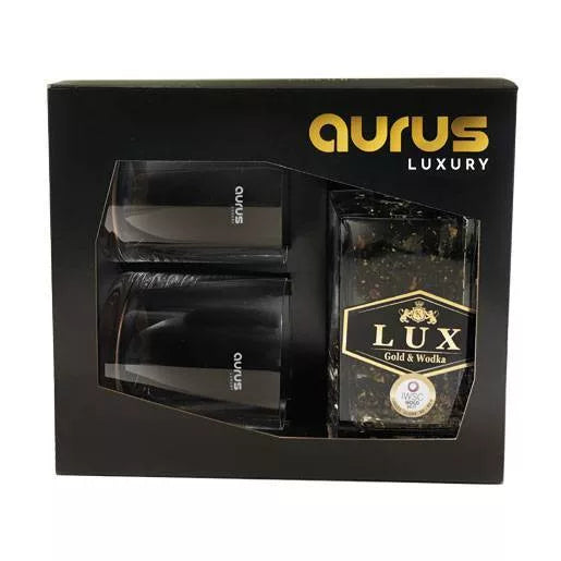 Lux Spirits Spirituosen Gold Vodka Geschenkset