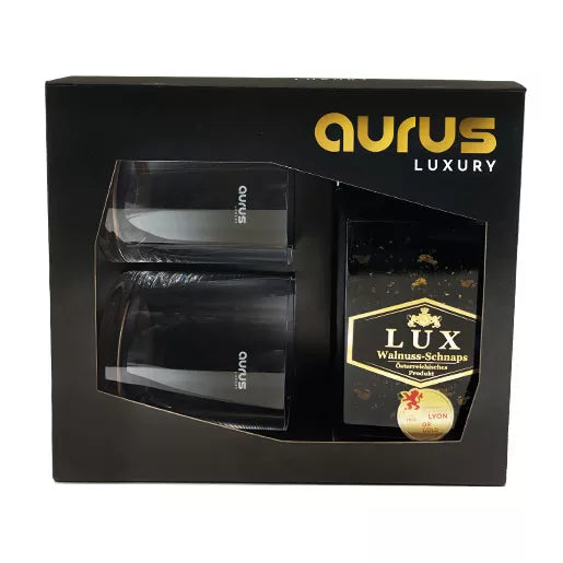Lux Spirits Spirituosen Walnuss Schnaps Geschenkbox