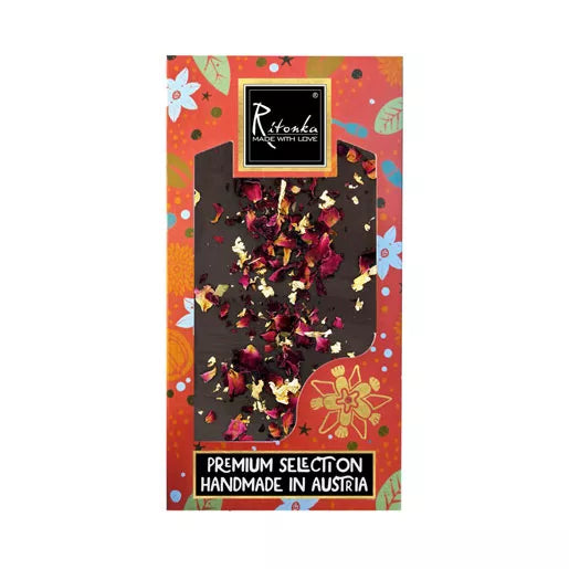 Ritonka Bitterschokolade Gold Rose aurusluxury